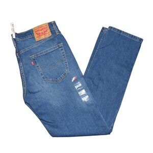 Levi's 511 Slim Fit Jeans Men's Size 34x32 Stretch Denim Dark Wash NWT